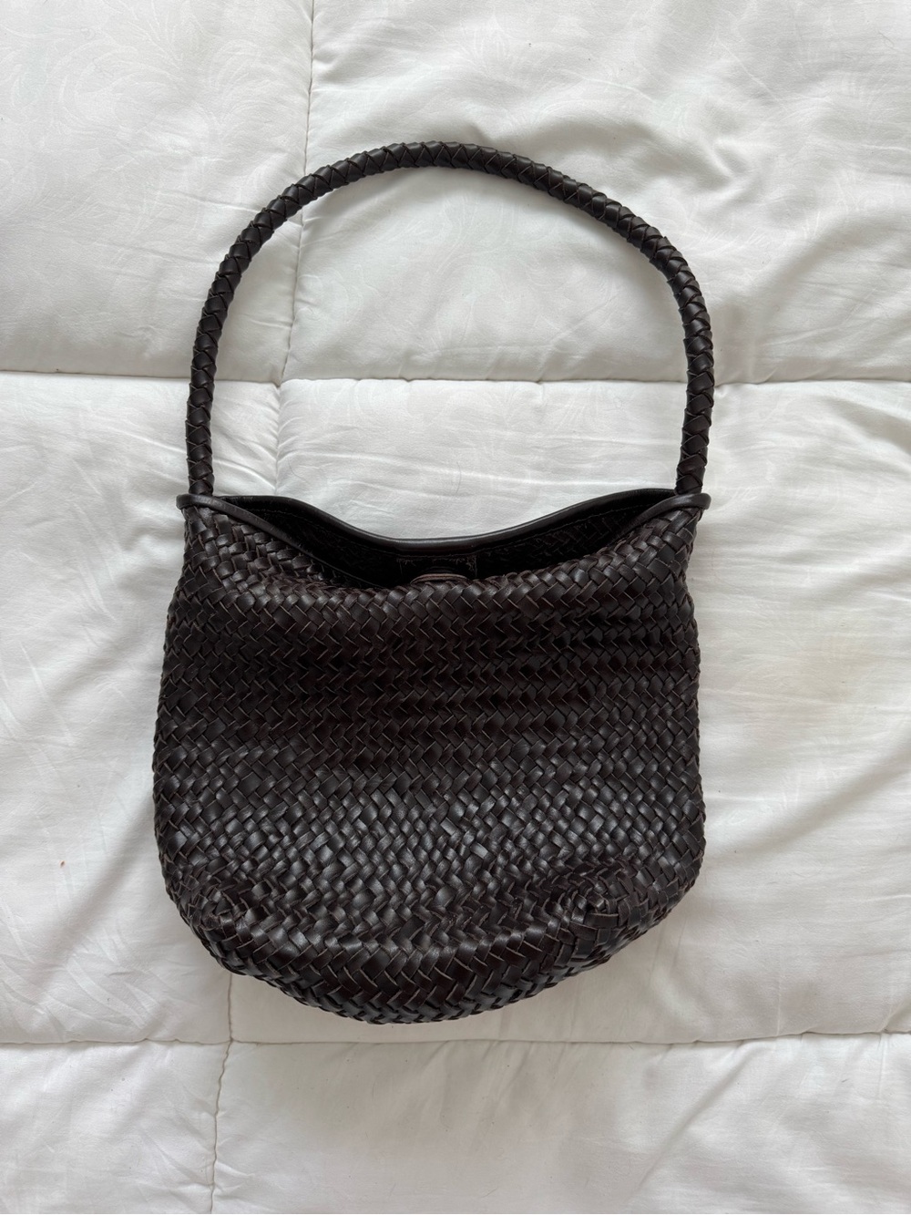 Madewell The Signature Woven Shoulder Bag in Coffee Bean NT928 - Picture 5 of 7